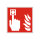 Brandschutzschild Brandmelder, 200 x 200 mm, F