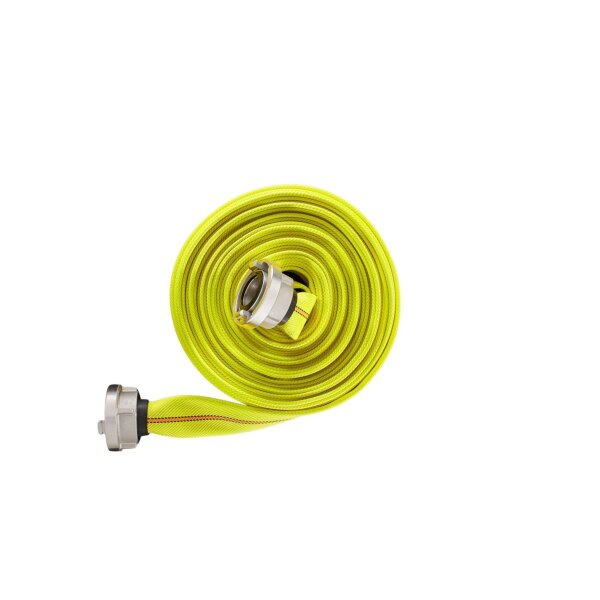 Druckschlauch Titan 3F, DIN 14811, neongelb D 25-keine Angabe-Druckkupplungen-5 m