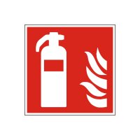 Brandschutzschild  Feuerlöscher