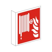 Fahnenschild Löschschlauch